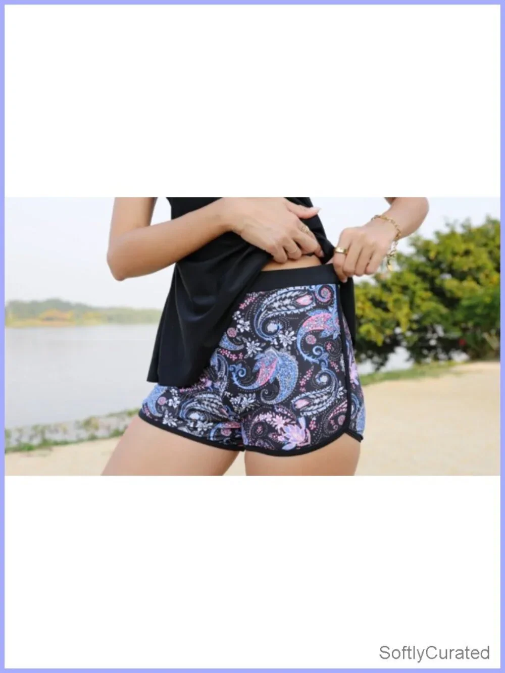 Tankini Swimsuits for Women Tummy Control Two Piece with Board Shorts